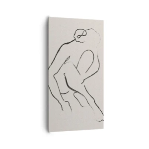 Impression sur toile - Image sur toile - Croquis intime - 65x120 cm