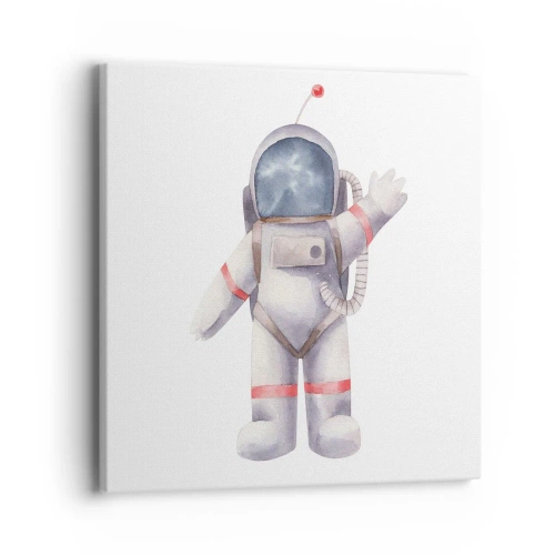 Impression sur toile - Image sur toile - C'est tout pour le moment! - 40x40 cm