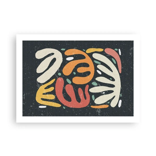 Affiche - Poster - Composition – Je suis sur le point de t'attraper - 70x50 cm