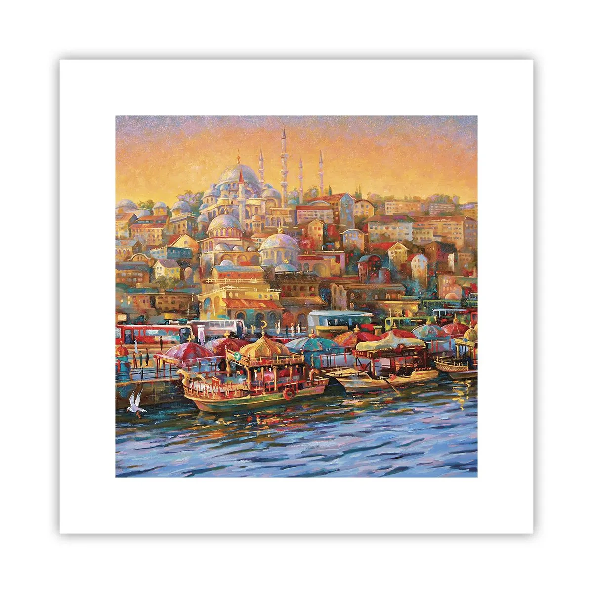 Affiche - Poster - Conte d'Istanbul - 30x30 cm