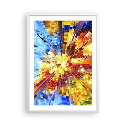Affiche dans un cadre blanc - Poster - In medias res - 50x70 cm