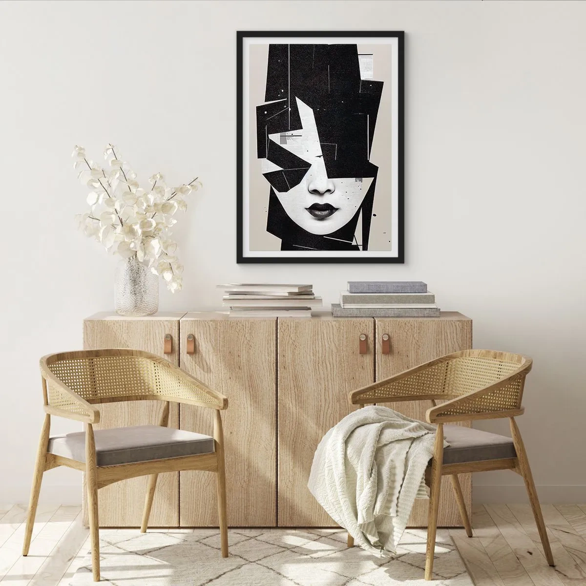 Affiche dans un cadre noir - Poster - Profondément caché - 30x40 cm