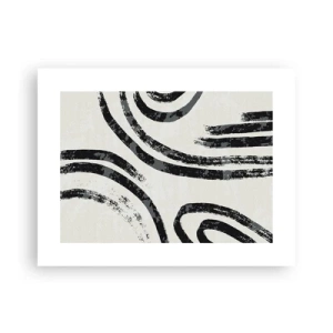 Affiche - Poster - À moitié arrêté - 40x30 cm