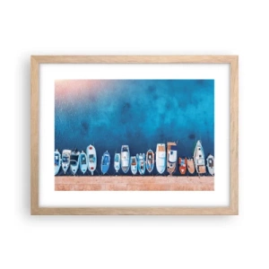 Affiche dans un chêne clair - Poster - En une seule fois - 40x30 cm