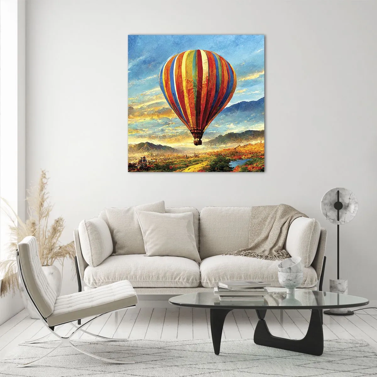 Impression sur verre - Image sur verre - Dans le silence on voit mieux - 30x30 cm