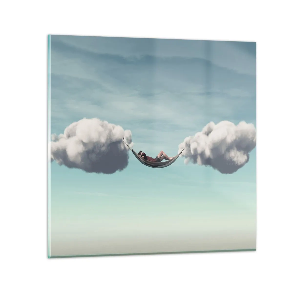 Impression sur verre - Image sur verre - Instant de bonheur - 50x50 cm