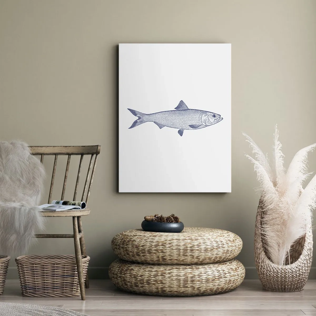 Impression sur toile - Image sur toile - Salutations des mers du nord - 45x80 cm