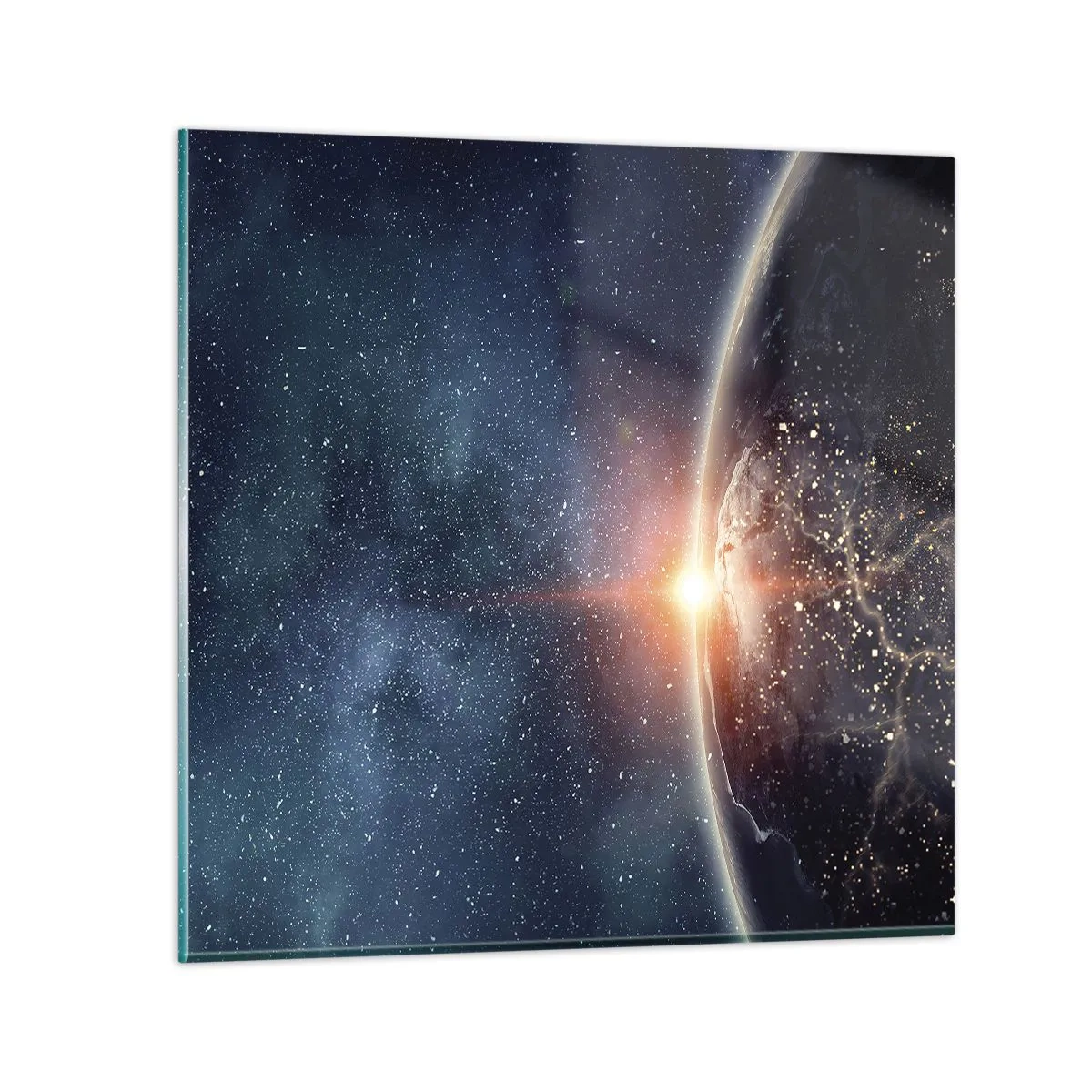 Impression sur verre - Image sur verre - Dans une nouvelle perspective - 40x40 cm