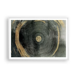 Affiche dans un cadre blanc - Poster - Changement et persistance - 100x70 cm