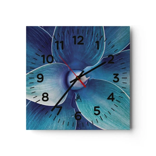 Horloge murale - Pendule murale - Le bleu du ciel - 40x40 cm