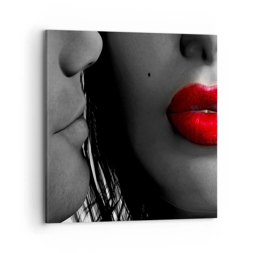 Impression sur toile - Image sur toile - Face à face - 70x70 cm