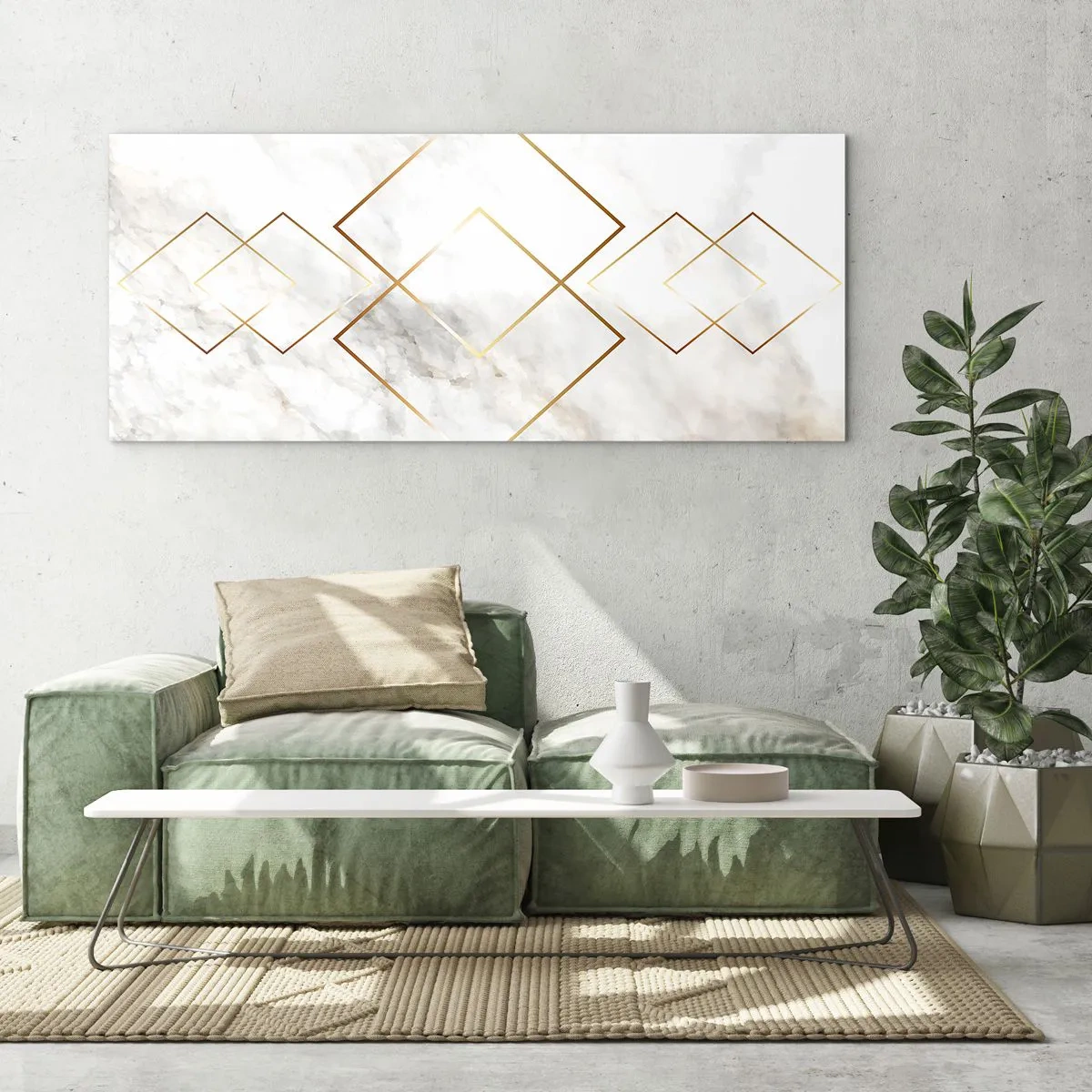 Impression sur verre - Image sur verre - Vue à l'infini - 100x40 cm