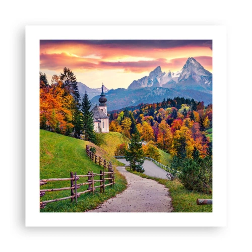 Affiche - Poster - Paysage comme peind - 50x50 cm