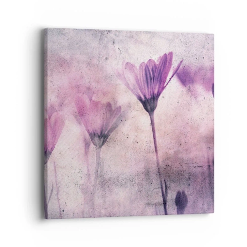 Impression sur toile - Image sur toile - Rêve de fleurs - 40x40 cm