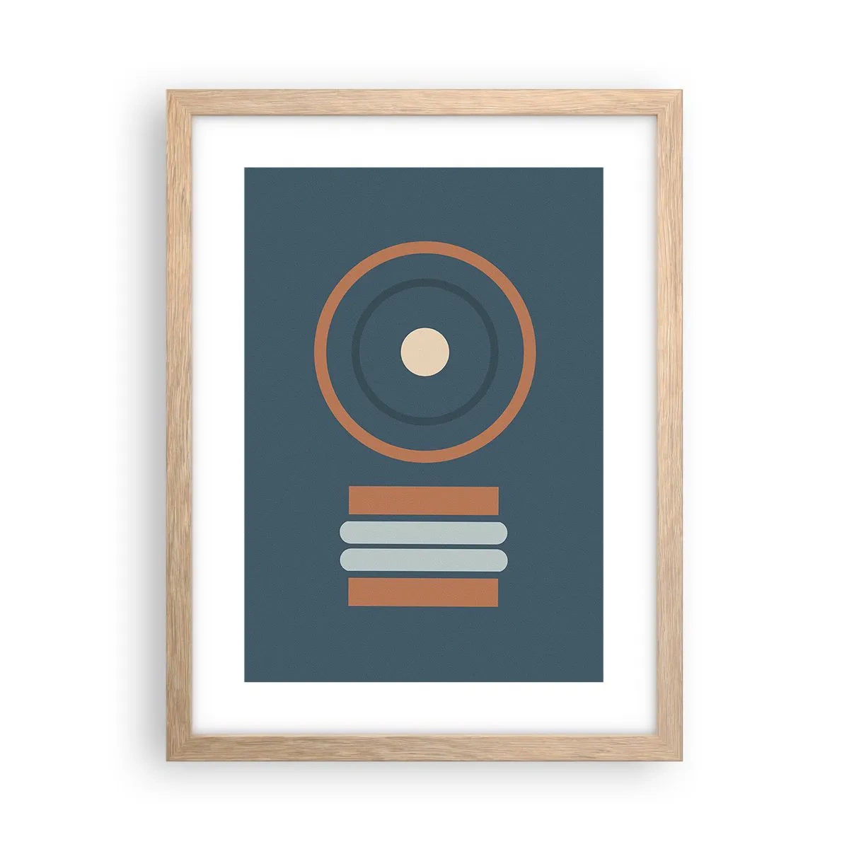 Affiche dans un chêne clair - Poster - Essence des choses - 30x40 cm