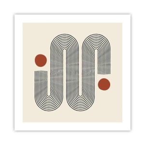 Affiche - Poster - Du début à la fin - 50x50 cm
