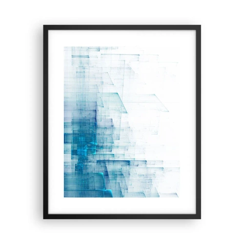 Affiche dans un cadre noir - Poster - Comment l’espace s’est formé - 40x50 cm