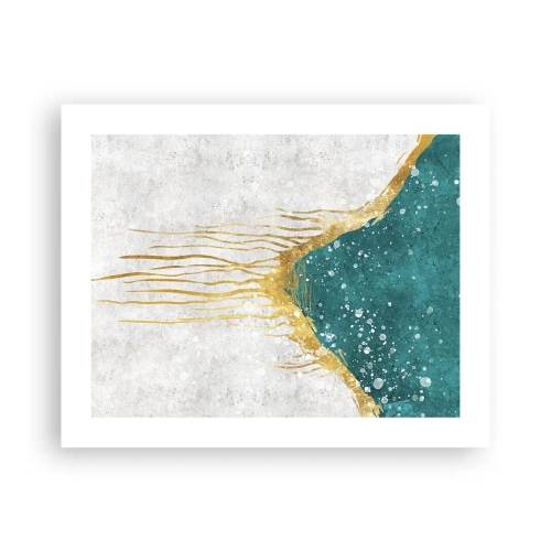 Affiche - Poster - Marée dorée - 50x40 cm