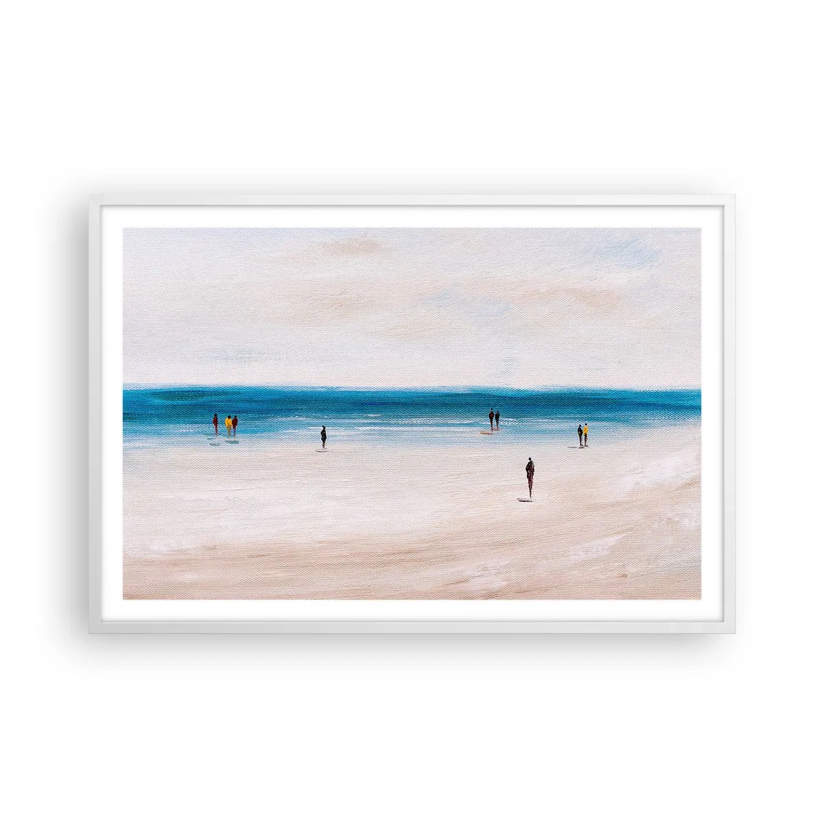 Affiche dans un cadre blanc - Poster - Un besoin naturel - 91x61 cm