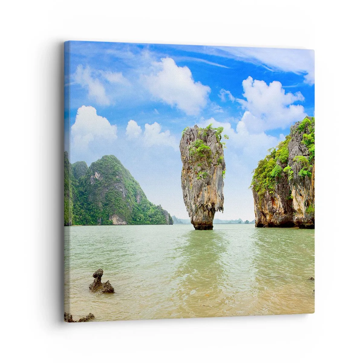 Impression sur toile - Image sur toile - Merveilles rocheuses de la nature - 30x30 cm