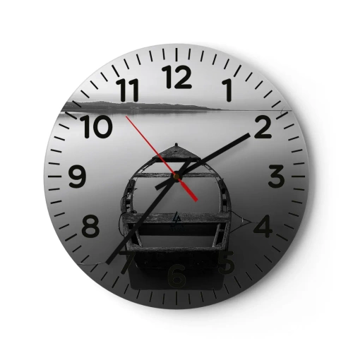 Horloge murale - Pendule murale - Nostalgie et mélancolie - 30x30 cm