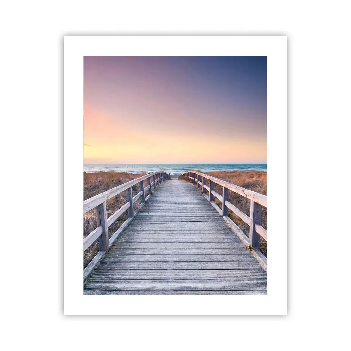 Affiche - Poster - Aurore baltique du soir - 40x50 cm