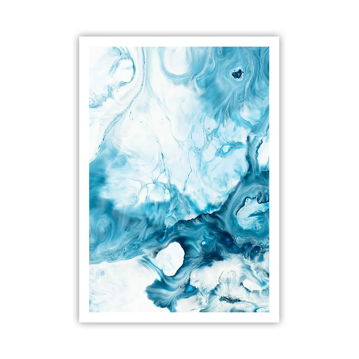 Affiche - Poster - Concert de bleu - 70x100 cm