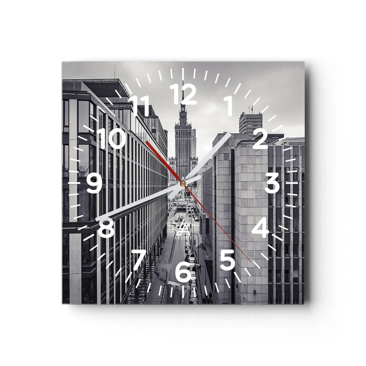 Horloge murale - Pendule murale - Vallée de Varsovie - 40x40 cm