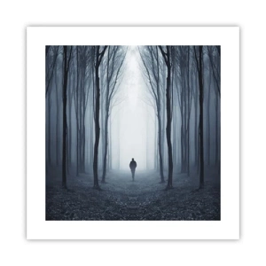 Affiche - Poster - Tout est simple et clair - 40x40 cm