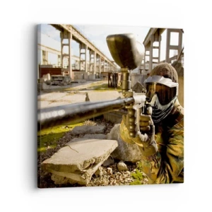 Impression sur toile - Image sur toile - Et vous pouvez devenir un héros - 30x30 cm