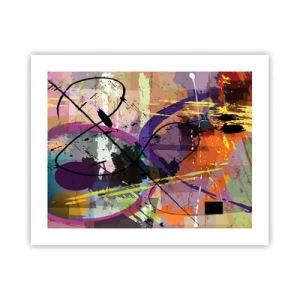 Affiche - Poster - Vous pouvez aller tout droit ou autour - 50x40 cm