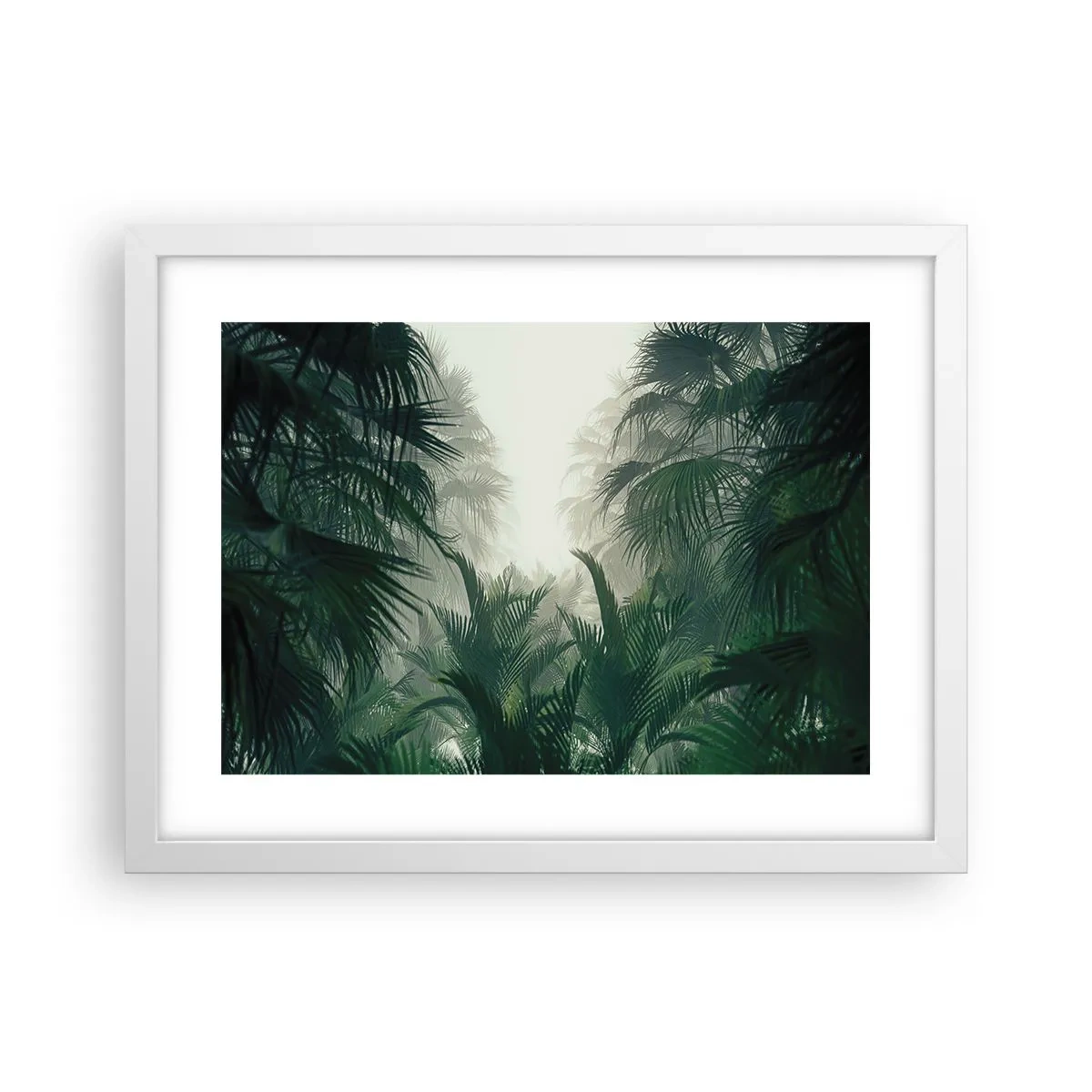 Affiche dans un cadre blanc - Poster - Secret tropical - 40x30 cm
