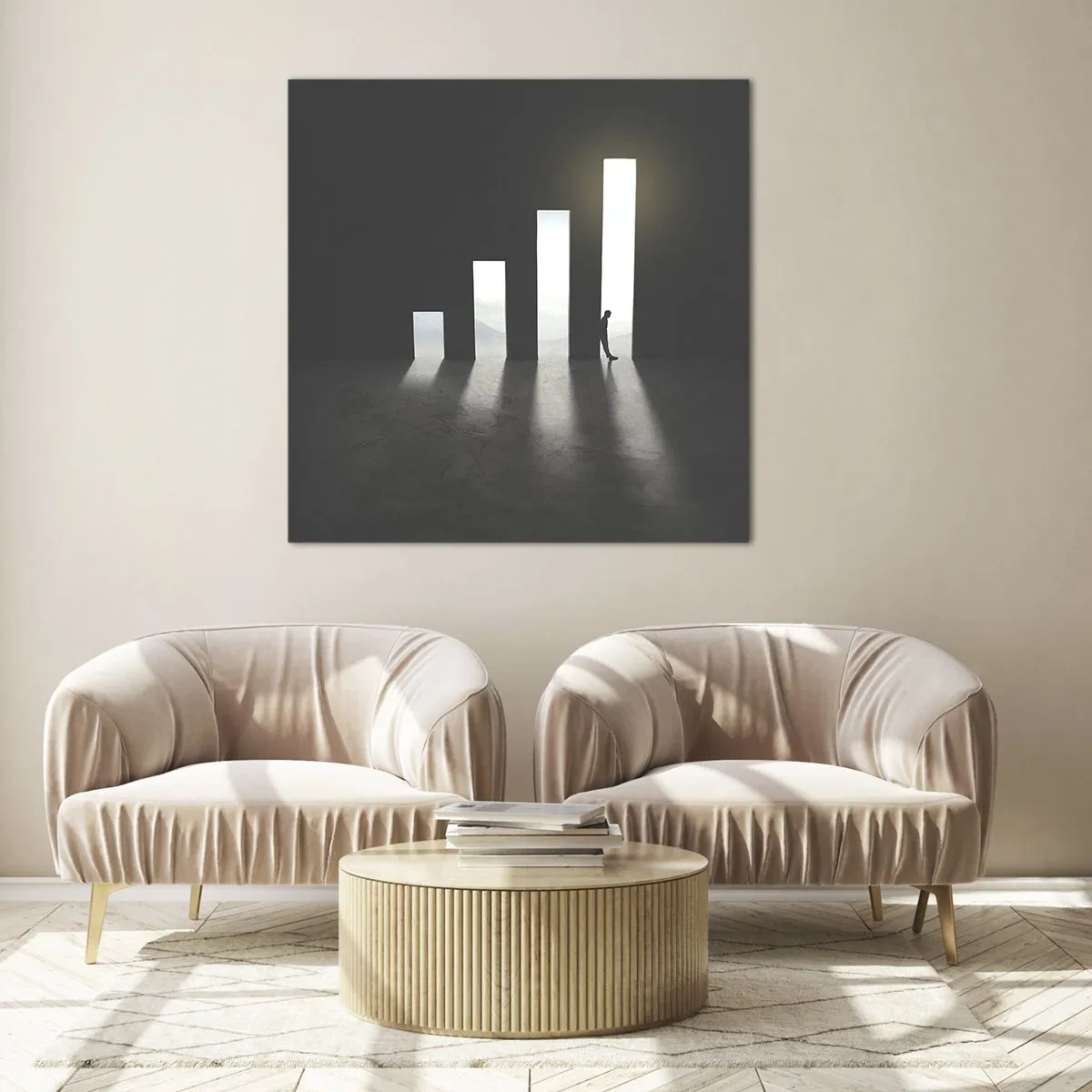 Impression sur verre - Image sur verre - Succès – impression - 40x40 cm