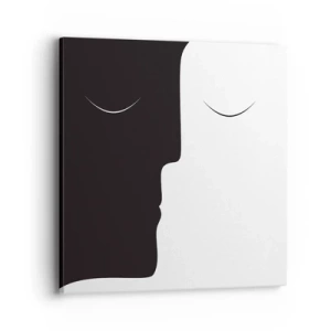 Impression sur toile - Image sur toile - Unité des contraires - 40x40 cm