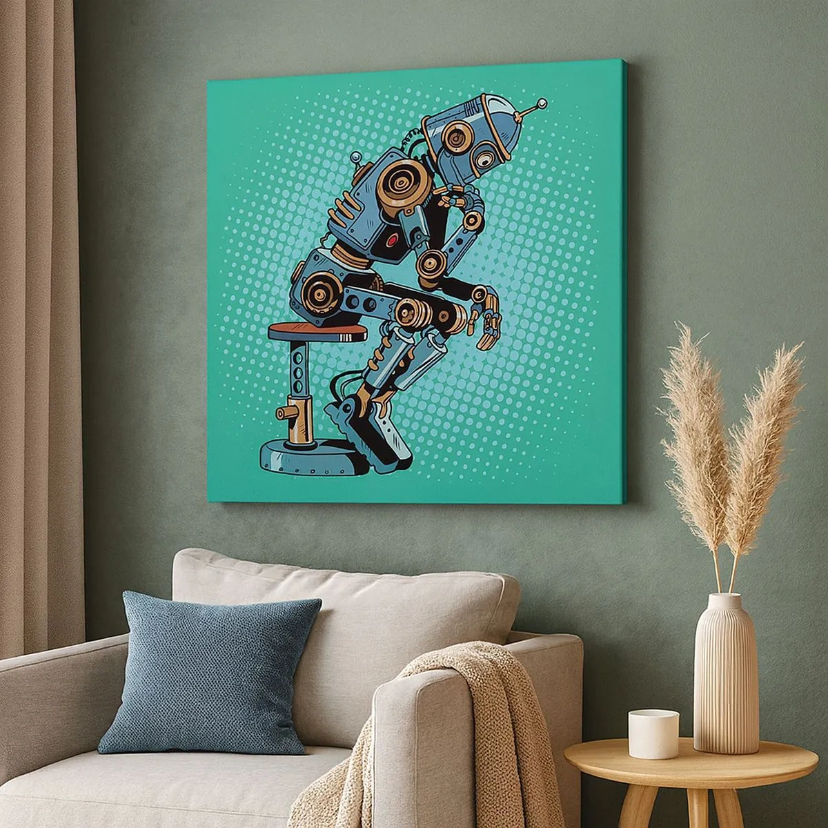 Impression sur toile - Image sur toile - Au-dessus de l'essence de l'être - 30x30 cm