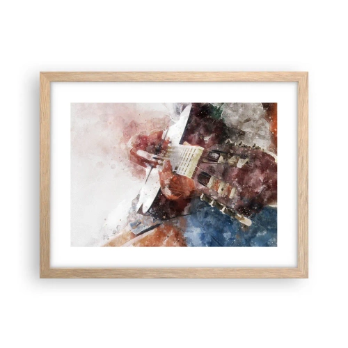 Affiche dans un chêne clair - Poster - Et qu'en pensez-vous ? - 40x30 cm