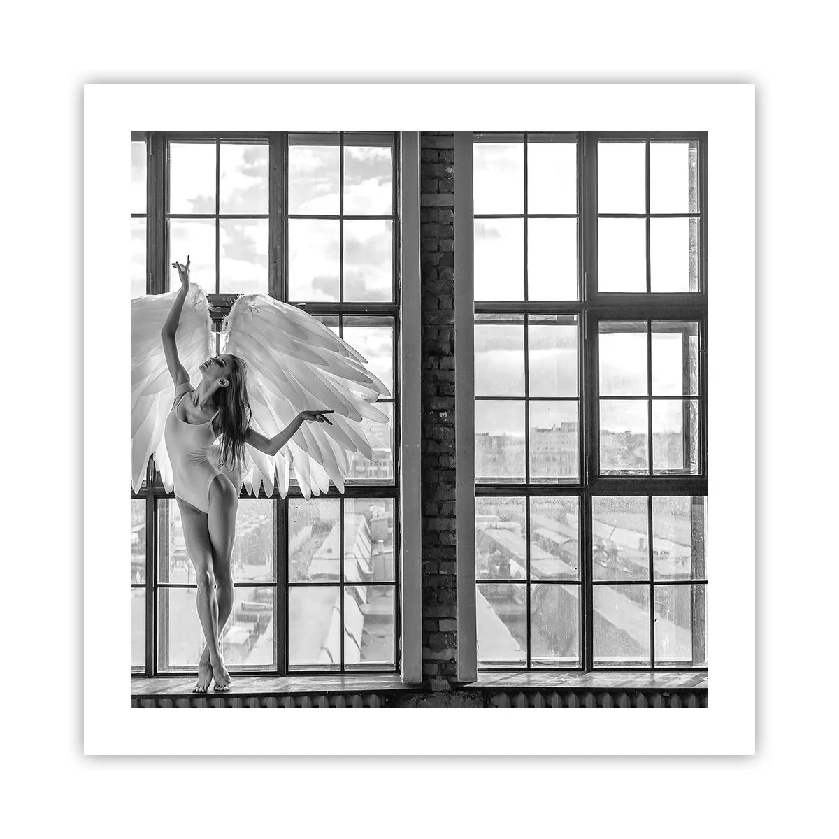 Affiche - Poster - La ville des anges? - 50x50 cm