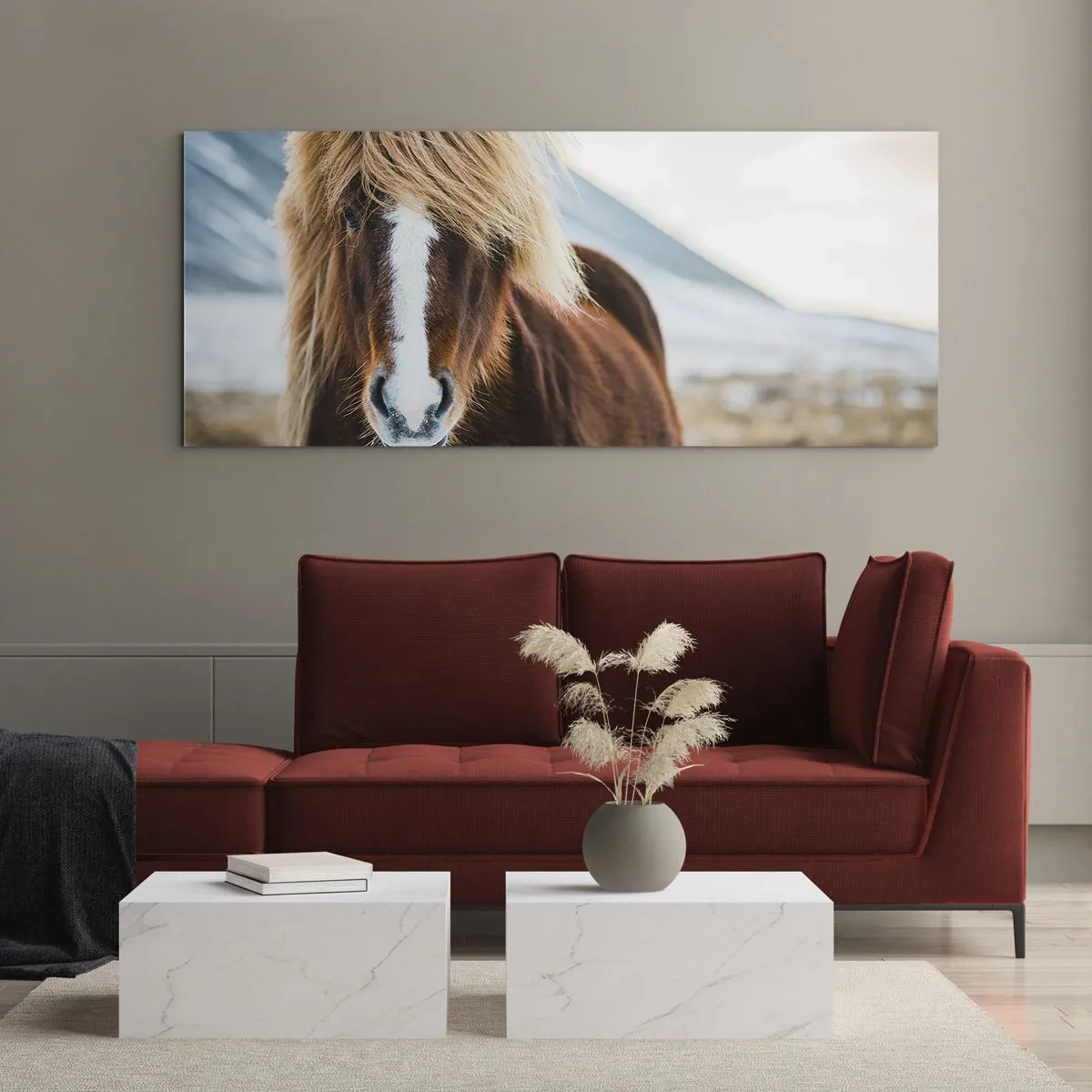 Impression sur verre - Image sur verre - Sentez-vous la liberté ? - 100x40 cm