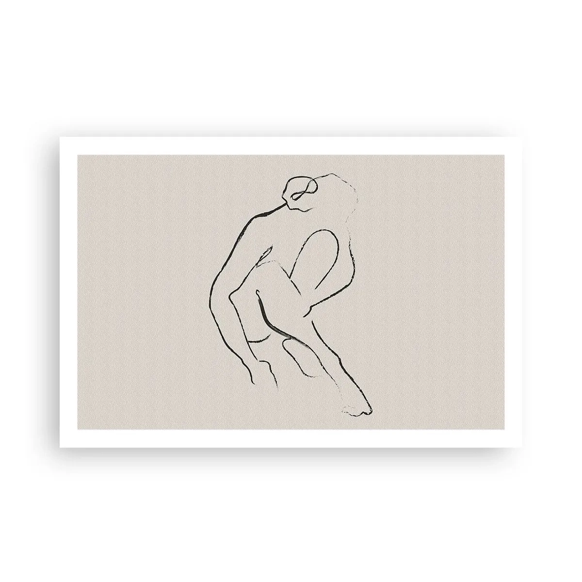 Affiche - Poster - Croquis intime - 91x61 cm