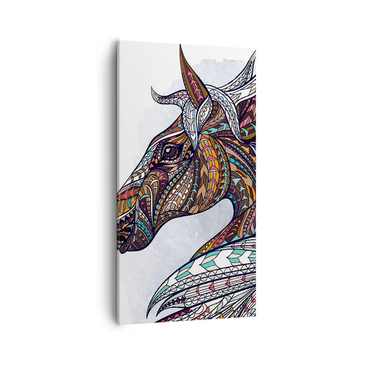 Impression sur toile - Image sur toile - Destrier guerrier celtique - 55x100 cm
