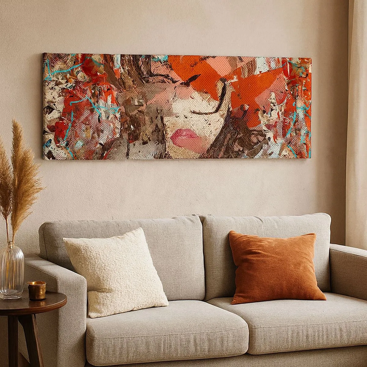 Impression sur toile - Image sur toile - Personne ne sait ce que tu es vraiment - 100x40 cm