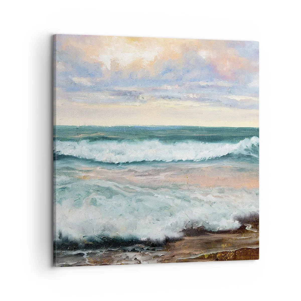 Impression sur toile - Image sur toile - Ici tu adouciras ton âme - 50x50 cm