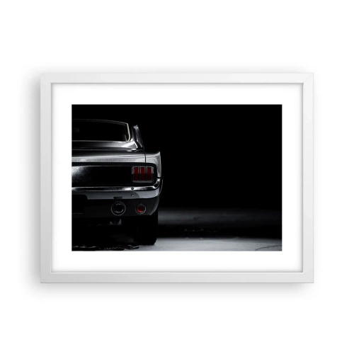 Affiche dans un cadre blanc - Poster - Le charme du classique - 40x30 cm