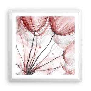 Affiche dans un cadre blanc - Poster - Avant le départ - 50x50 cm