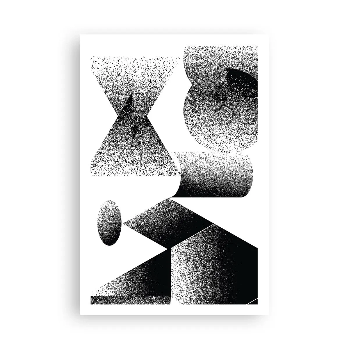 Affiche - Poster - Angles et ovales - 61x91 cm