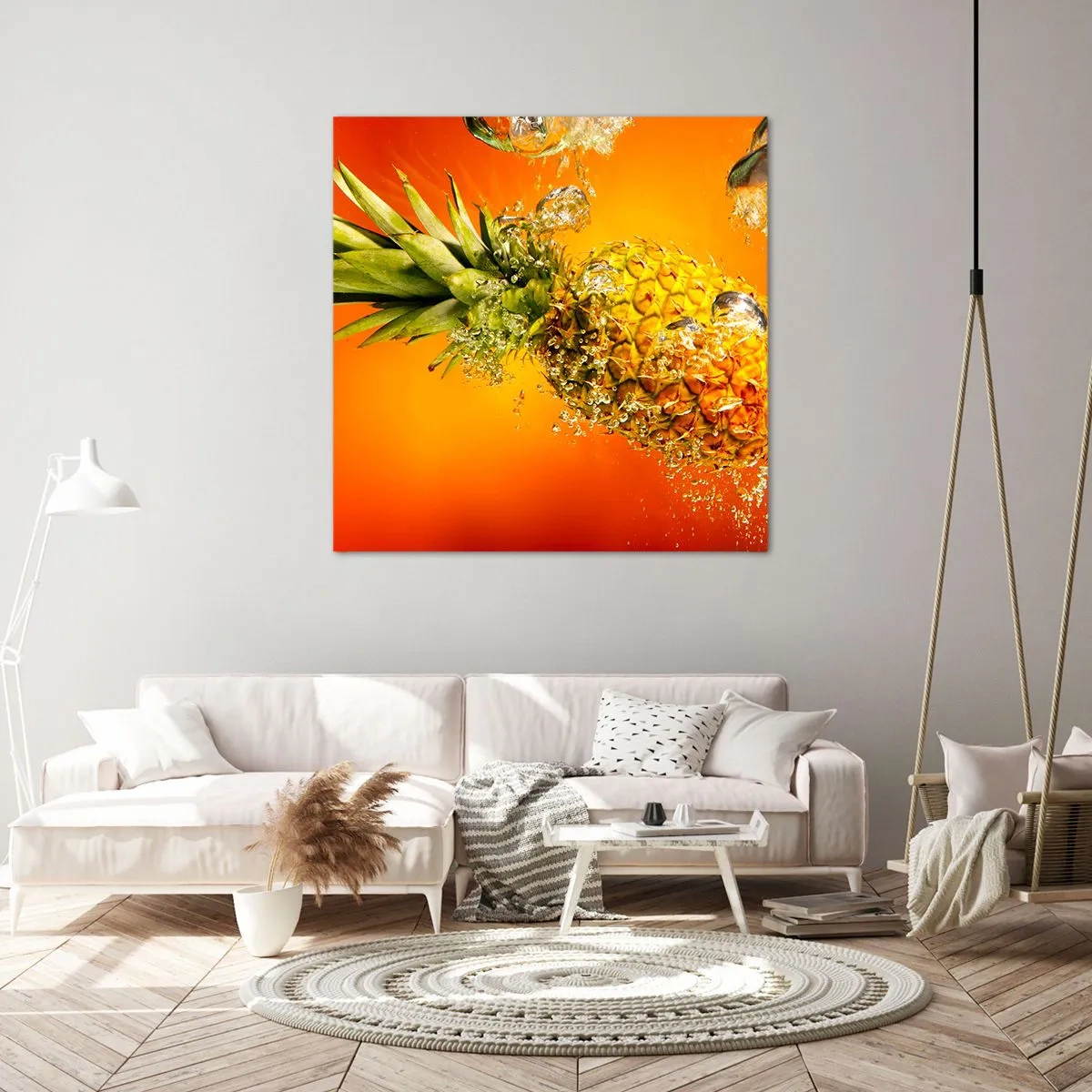 Impression sur toile - Image sur toile - Fraîcheur juteuse tropicale - 30x30 cm