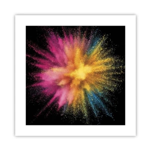 Affiche - Poster - Origine des couleurs - 40x40 cm