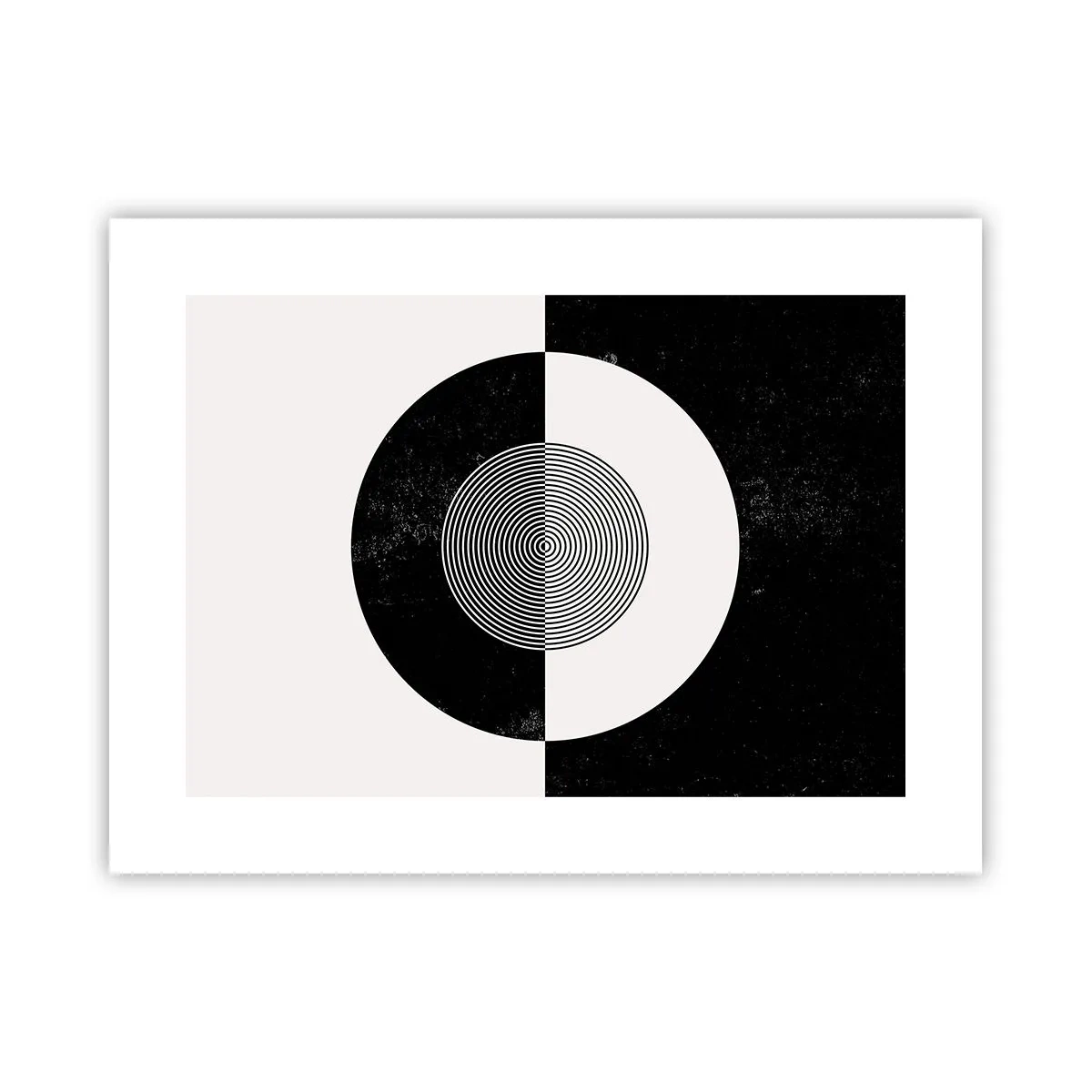 Affiche - Poster - Harmonie de noir et blanc - 40x30 cm