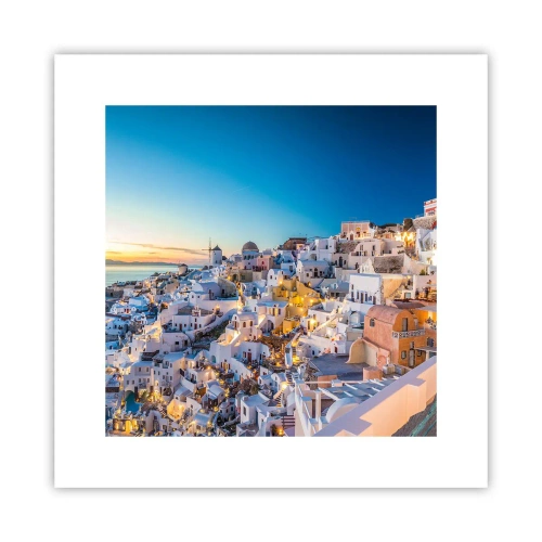 Affiche - Poster - L'essence de la grecque - 30x30 cm
