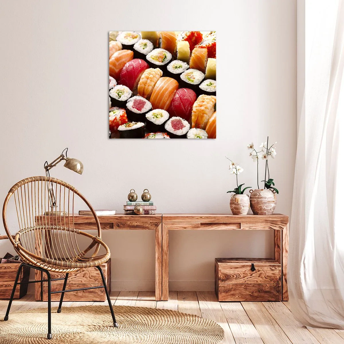 Impression sur toile - Image sur toile - Couleurs et saveurs d'Asie - 40x40 cm